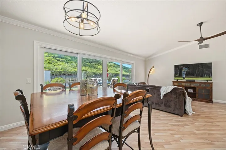 Dining Area and Family Room
