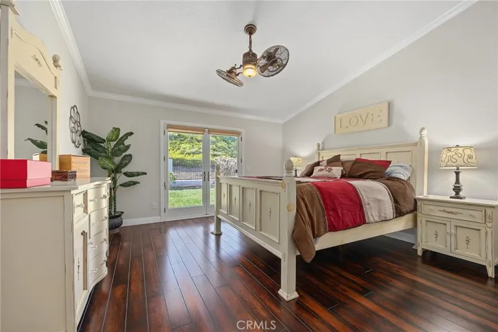 Primary Bedroom with Patio Door to Yard