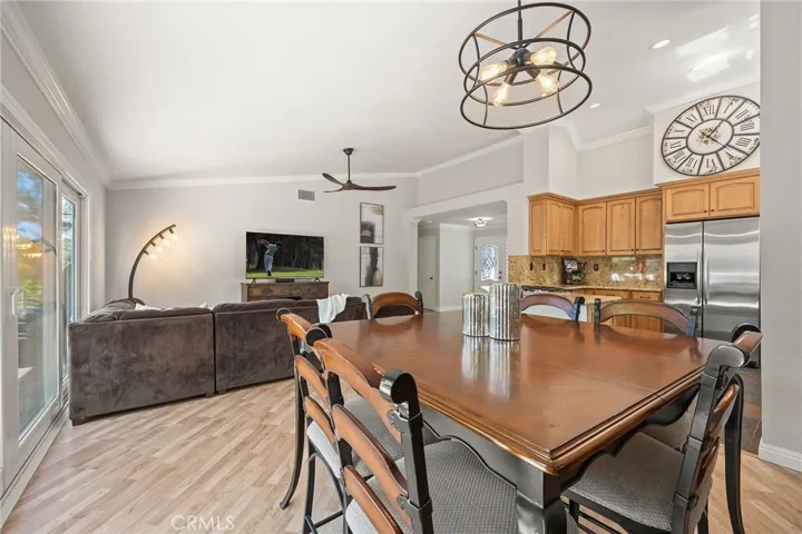Dining Area and Family Room