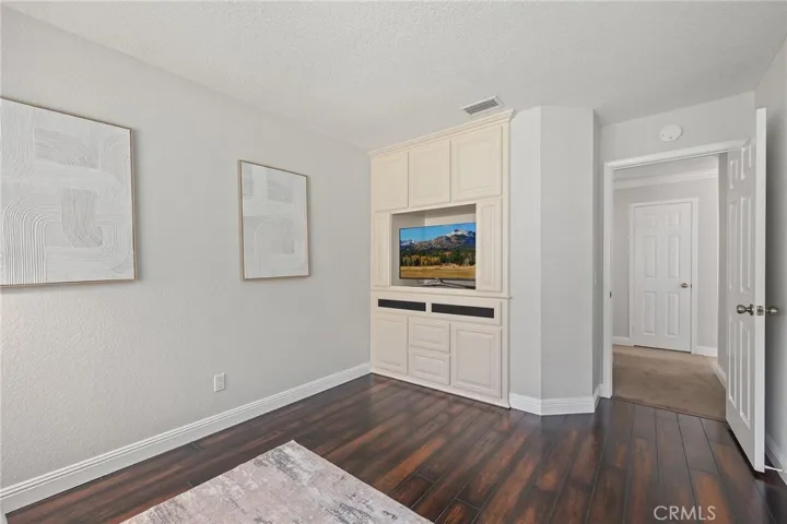 Secondary Bedroom with Custom Built-In