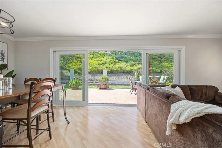 Expansive Patio Door in Family Room