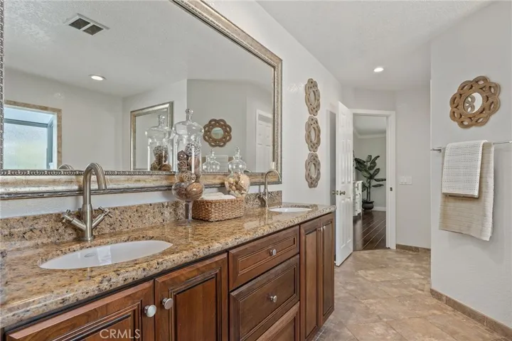 Primary Bath with Double Sinks
