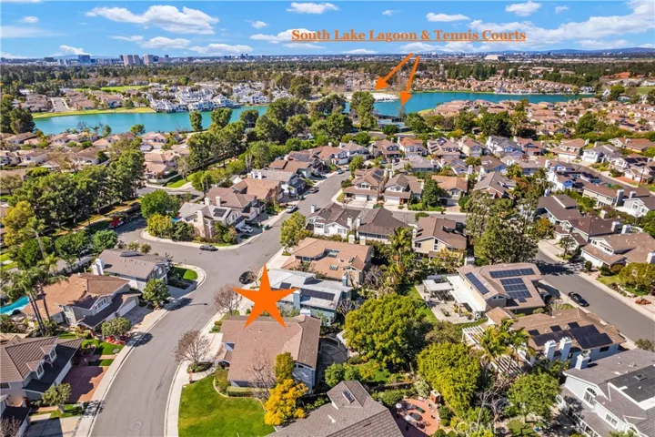 Close proximity to South Lake Lagoon, Tennis Courts and several pools and parks.