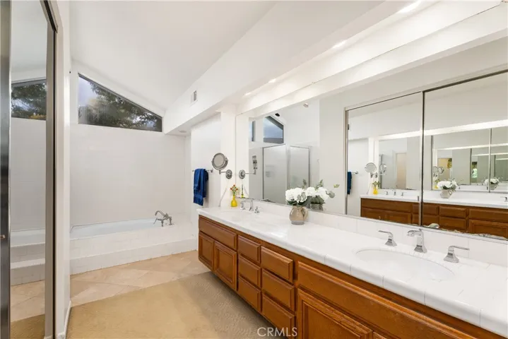 Primary suite bathroom