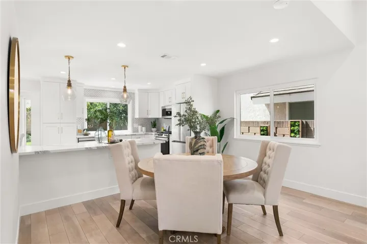 The open floorplan provides functionality and modern living.