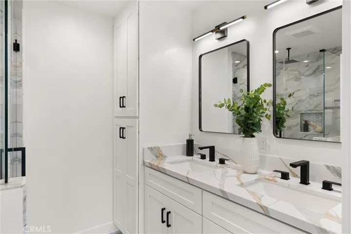 Ensuite primary bathroom downstairs