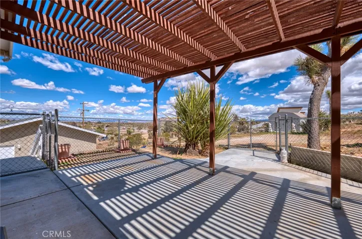 Patio area off kitchen