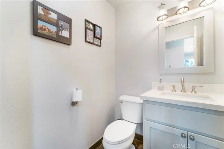 Downstairs powder bath is fully upgraded.