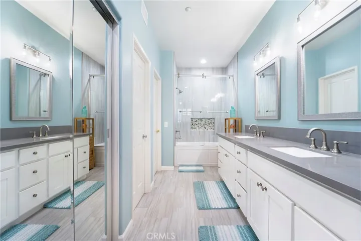The owner's suite bath is upgraded and spectacular!