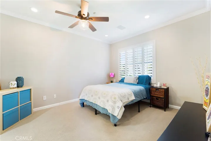 The owner's suite boasts a peaceful place to rest.
