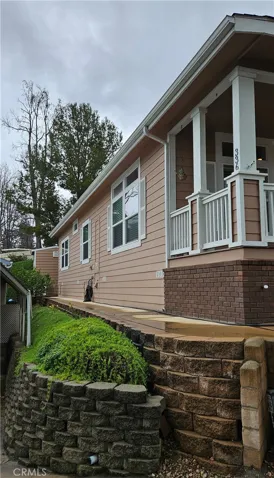 Left side of property