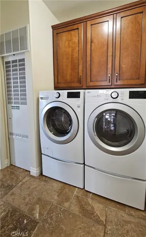 laundry room and heater