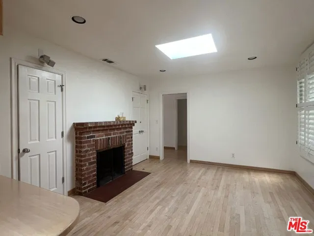 Living room fireplace