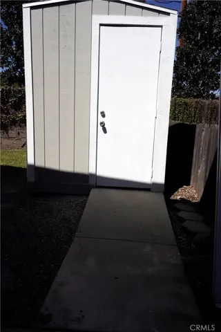 SHED FOR EXTRA  STORAGE !