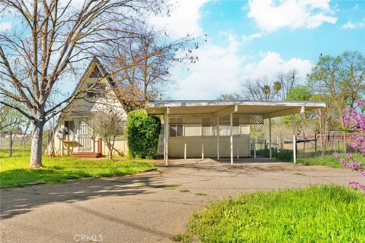 Front, driveway and carport