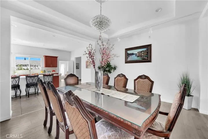 Banquet-Size Dining Room Open to Both Living Room and Gourmet Kitchen
