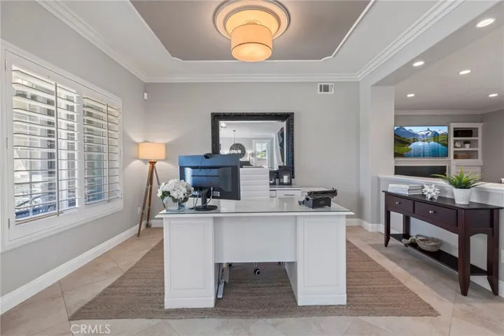 The downstairs office,  could easily be a downstairs bedroom