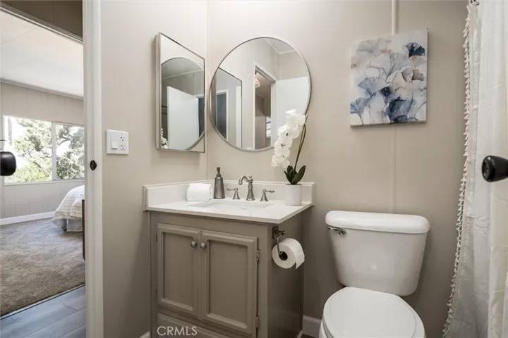 Hall bathroom with shower