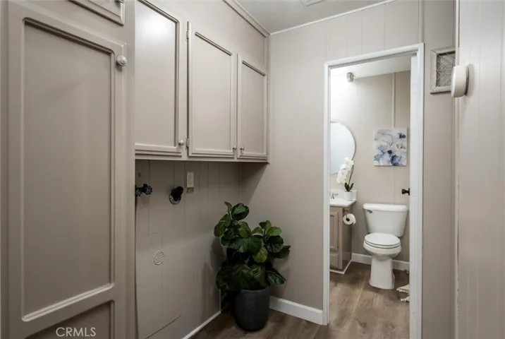 Laundry room is inside