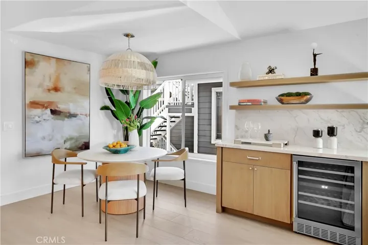 WINE BAR IN LIVING ROOM