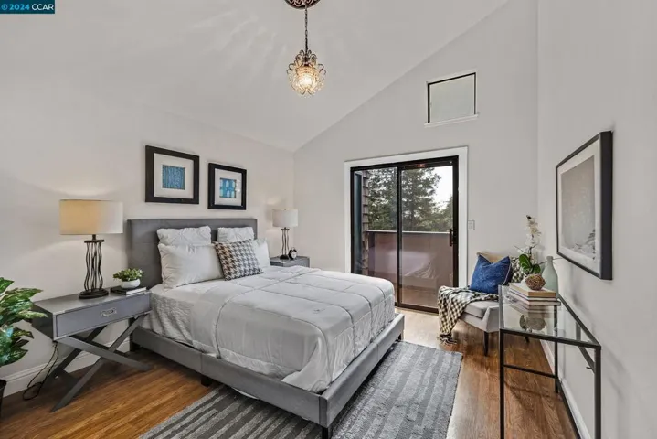 Master Bedroom with Vaulted Ceiling