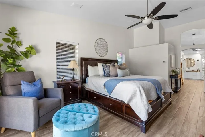 Spacious primary bedroom.