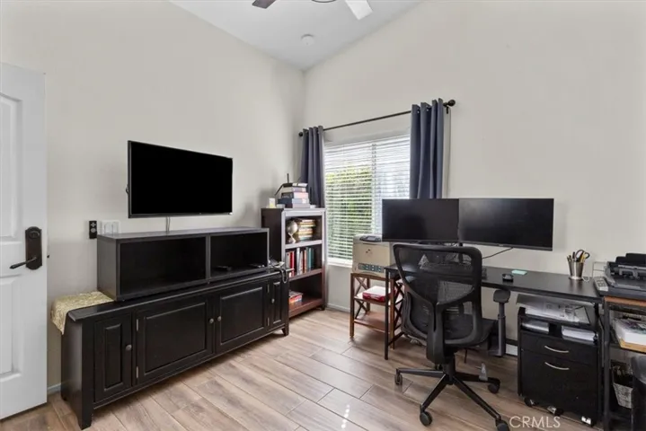 Bedroom #4 is currently being used as an office.