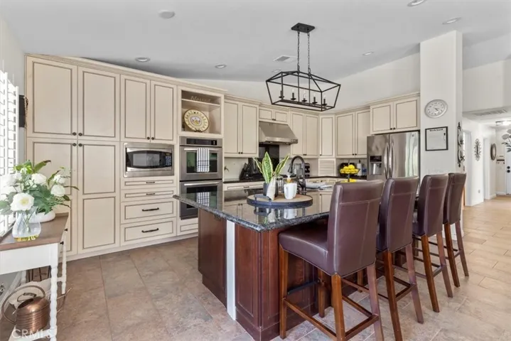 Recessed lighting throughout.