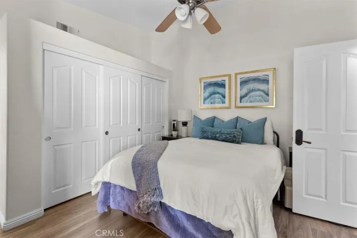Bedroom #2 with generous closet space.