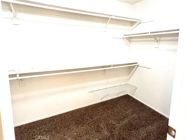 view of walk-in closet