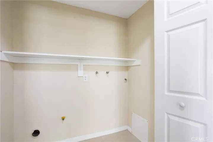 The indoor laundry closet at 136 S. 4th Street