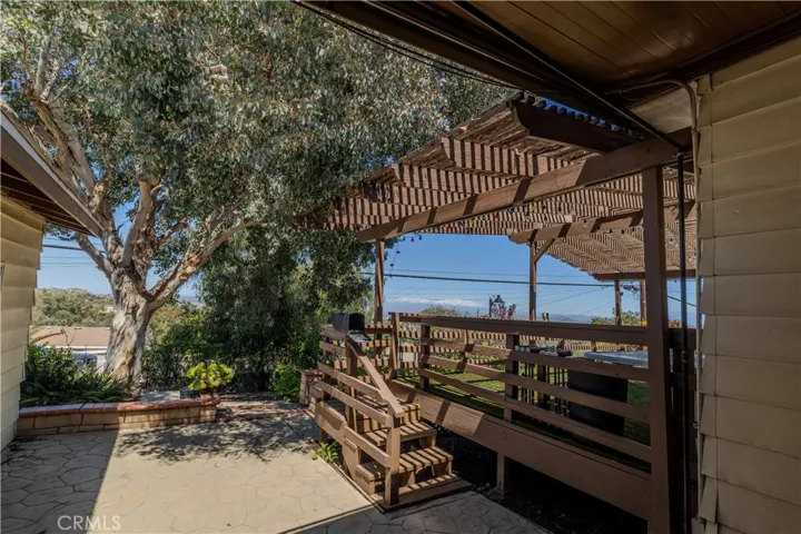 Outdoor patio.