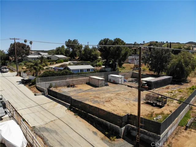 Gated Storage yard view from entry.