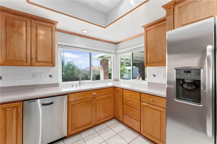 Kitchen View to Backyard
