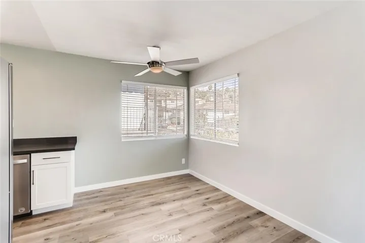Dining area open to living room and kitchen.