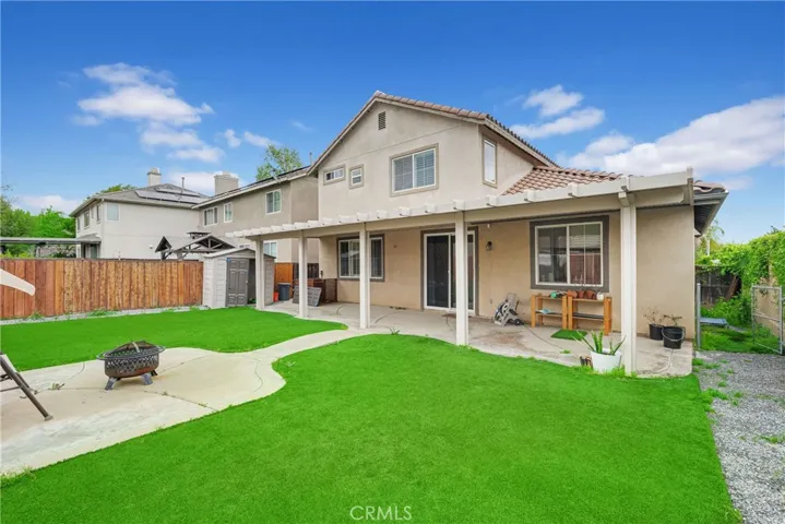 Backyard with Artificial Turf