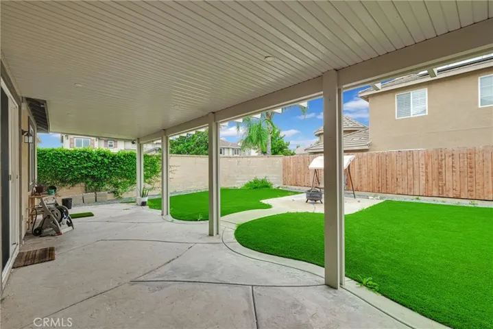 Backyard with Artificial Turf