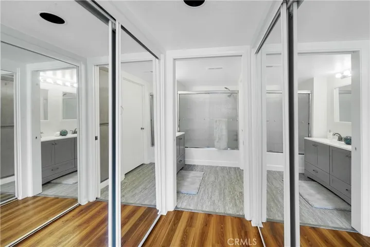 Primary bathroom area