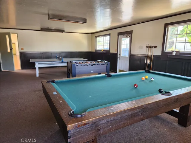 ...and a game room...