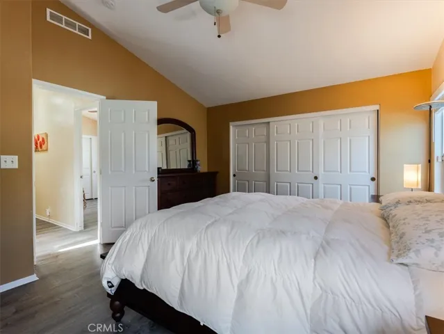 The primary suite can be found at the other end of the home.