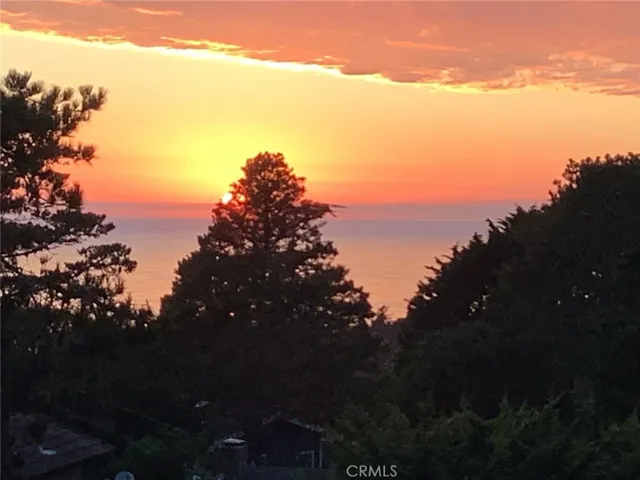 Sunset from living room deck