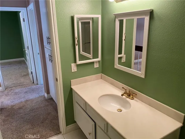 Hallway bath.