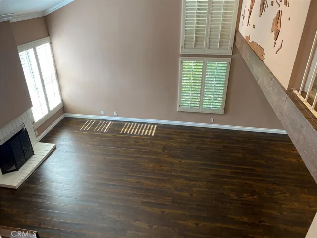 Living Room with hardwood flooring.