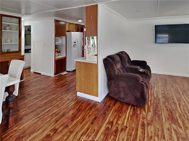 view to the kitchen
