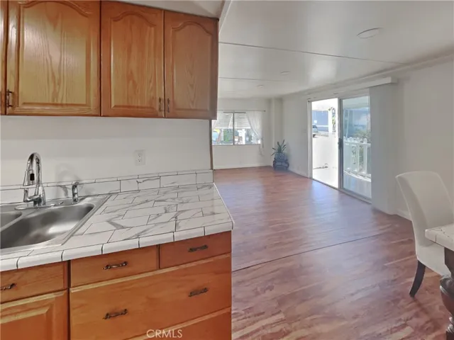 view from kitchen