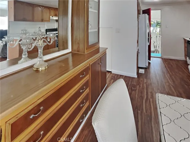 view to the kitchen