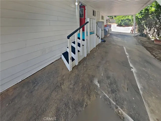 rear entrance