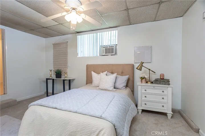 Dedicated bedroom with closet off the main living room area.