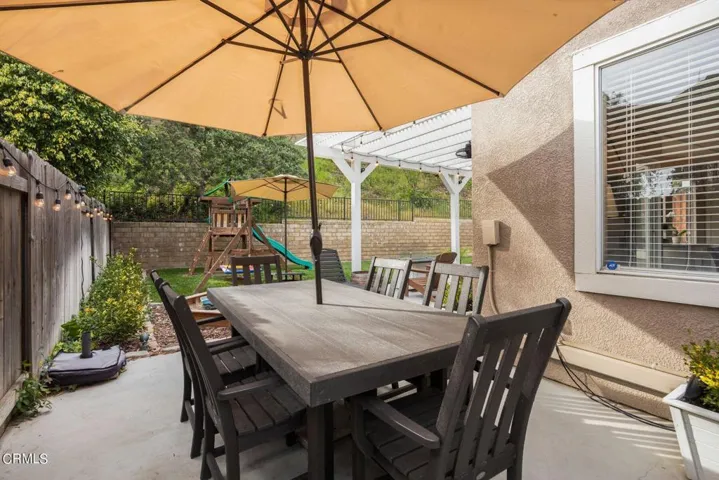 Backyard Dining Area