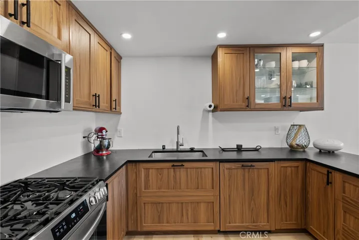 Kitchen with ample counter space.